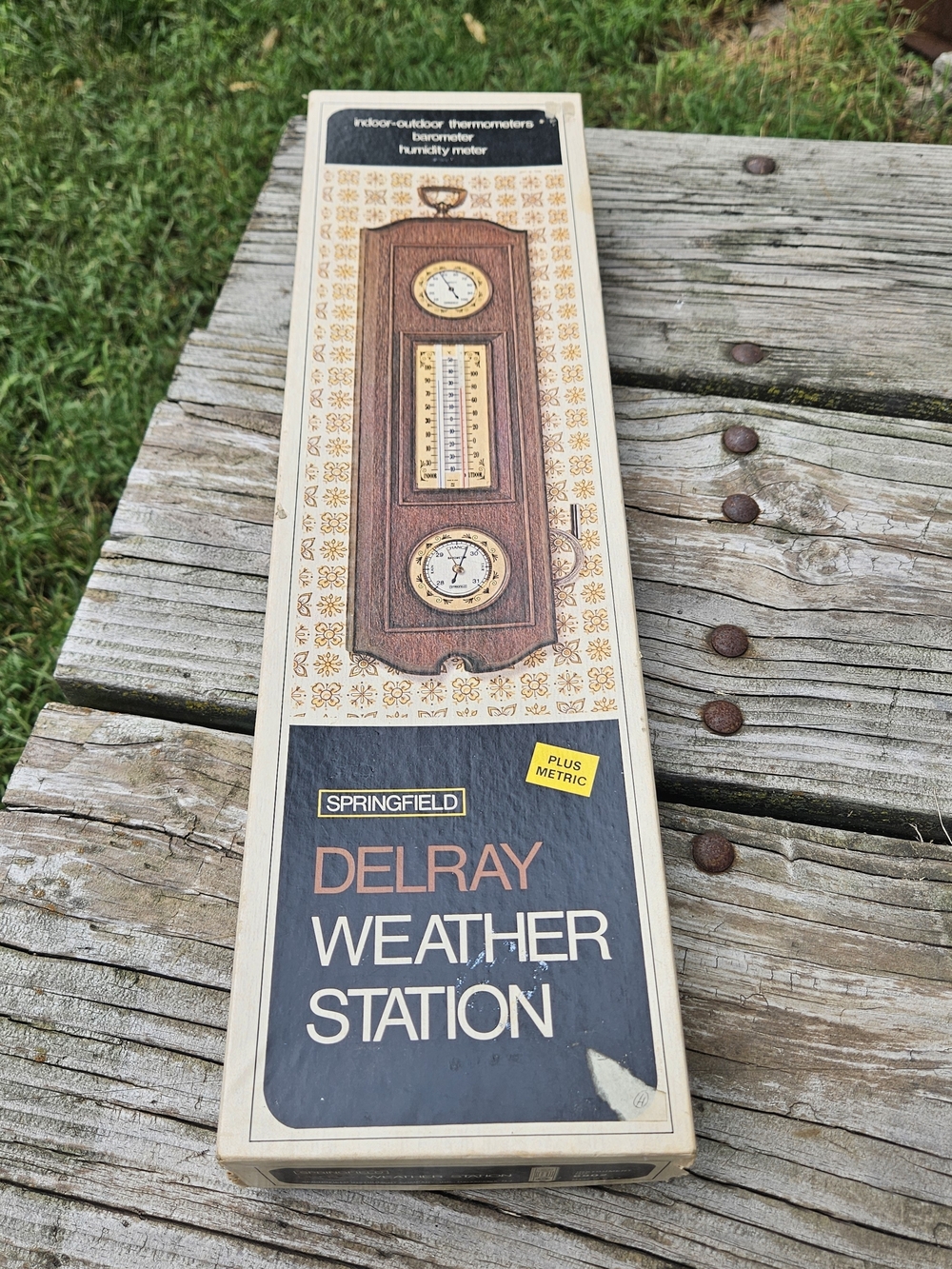 Springfield Delray Weather Station - Brown Indoor/Outdoor